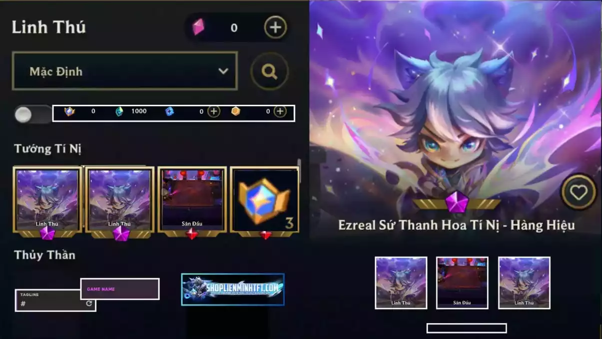 EZREAL SỨ THANH HOA HÀNG HIỆU - SÂN ĐỎ - 3 HUY CHƯƠNG