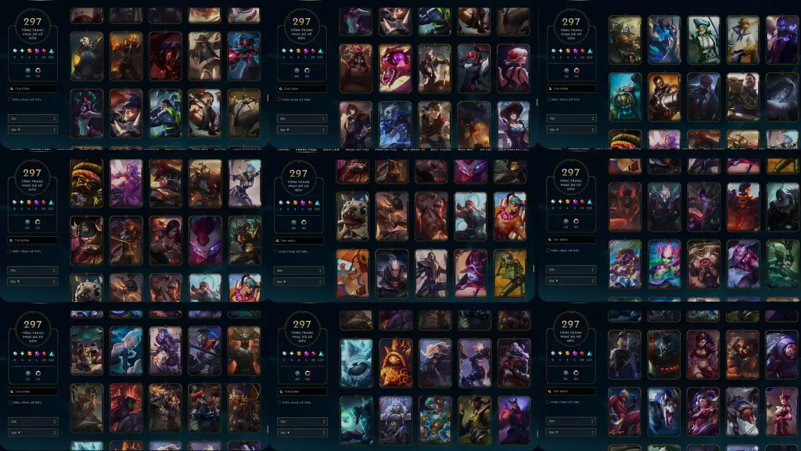 Ảnh LOL  297 SKIN MODERKAISER ÁC QUỶ TRO TÀN  PYKE HIỆP SỸ TRO TÀN  YASUO HẮC HỌA HÀNG HIỆU  ĐA SẮC PYKE HIỆP SỸ TRO TÀN  RANK VÀNG  TFT EZREAL HỌC VIỆN CHIẾN BINH - CHƯỞNG ÁNH SÁNG  SÂN CHƯỞNG NHIỀU VI VU  DƯ 1 HC