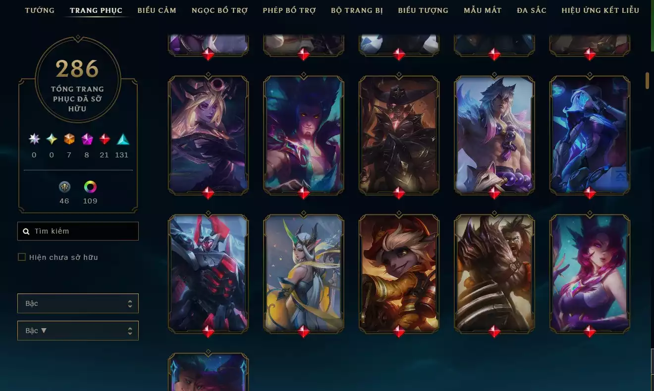 Ảnh LOL 286 SKIN