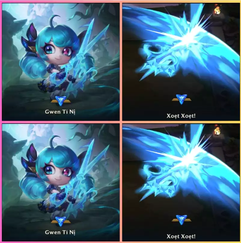 Ảnh TFT  GWEN CHƯỞNG XOẸT XOẸT  LOL  48 SKIN DARIUS LANG VƯƠNG  SETT SONG HỒN HOANG THÚ  UNRANK