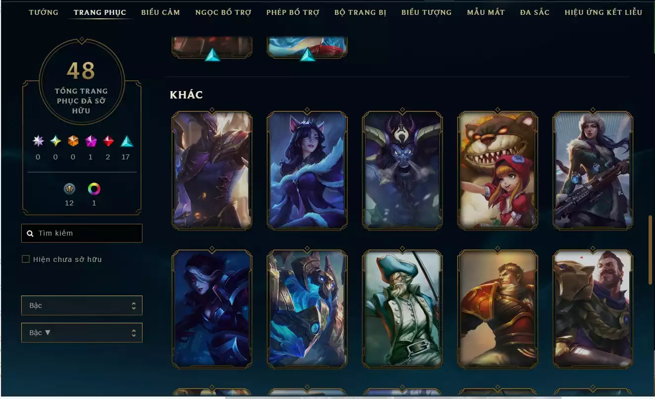 Ảnh TFT  GWEN CHƯỞNG XOẸT XOẸT  LOL  48 SKIN DARIUS LANG VƯƠNG  SETT SONG HỒN HOANG THÚ  UNRANK