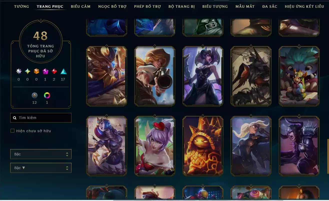 Ảnh TFT  GWEN CHƯỞNG XOẸT XOẸT  LOL  48 SKIN DARIUS LANG VƯƠNG  SETT SONG HỒN HOANG THÚ  UNRANK