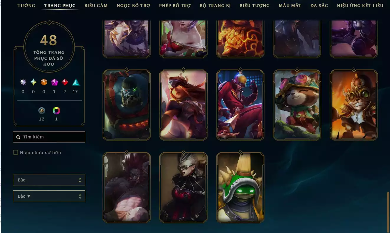 Ảnh TFT  GWEN CHƯỞNG XOẸT XOẸT  LOL  48 SKIN DARIUS LANG VƯƠNG  SETT SONG HỒN HOANG THÚ  UNRANK